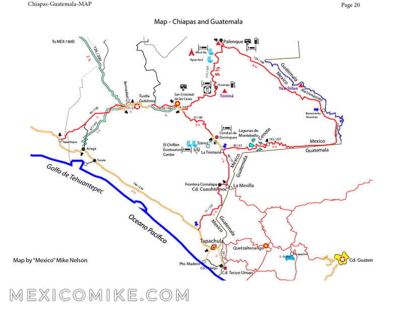 Chiapas Guatemala Map – Click to Download a Free Copy courtesy of Mike Nelson
