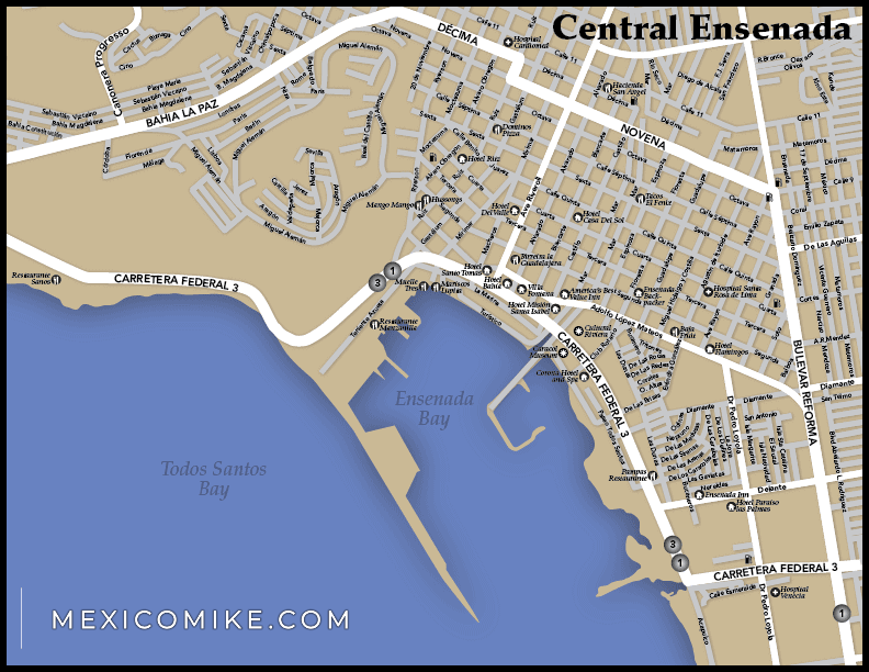 ENSENADA MAP