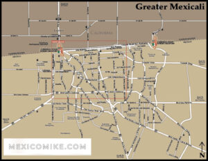 MEXICALI MAP