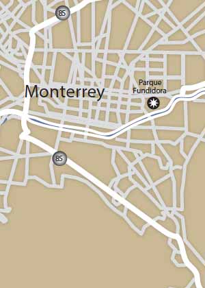 Monterrey Map Thumbnail 